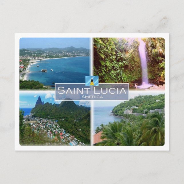 Cartão Postal LC Saint Lucia - (Frente)