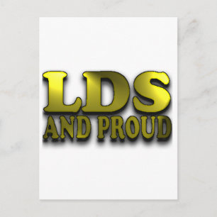 Cartão Postal LDS e Orgulhoso