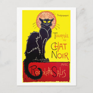 Cartão Postal Le Chat Noir
