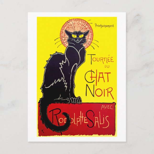 Cartão Postal Le Chat Noir (Frente)