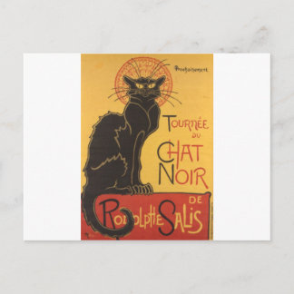 Cartão Postal Le Chat Noir Art Impressão