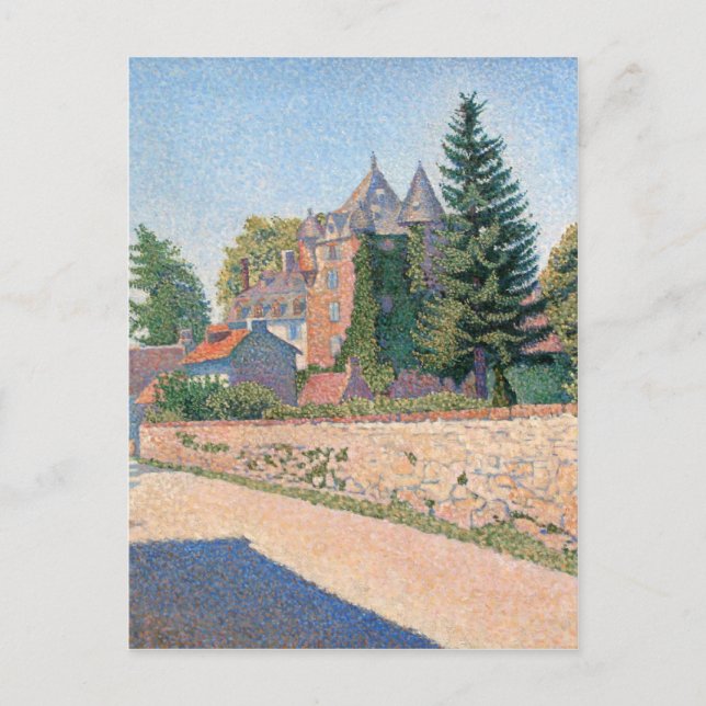 Cartão Postal Le Chateau de Comblat - Paul Signac (Frente)