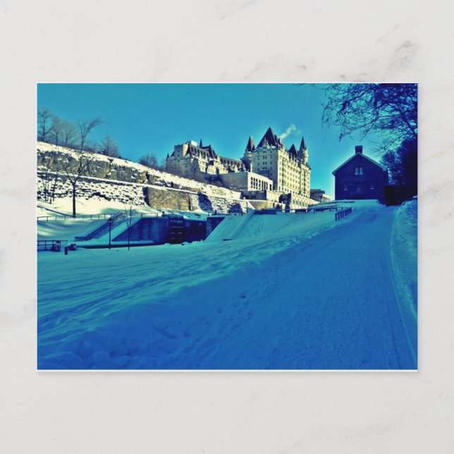 Cartão Postal Le Chateau Laurier Ottawa (Frente)