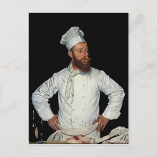 Cartão Postal Le Chef por Orpen Fine Art