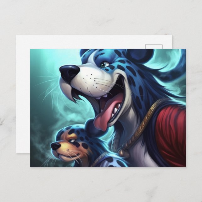 Cartão Postal Le Chien Tigre (Frente/Verso)