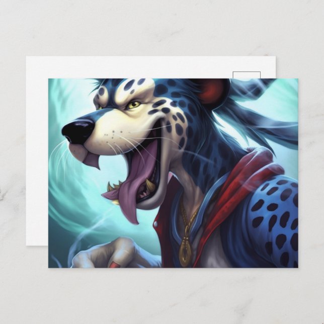 Cartão Postal Le Chien Tigre (Frente/Verso)