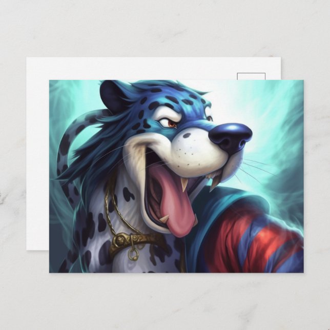 Cartão Postal Le Chien Tigre (Frente/Verso)