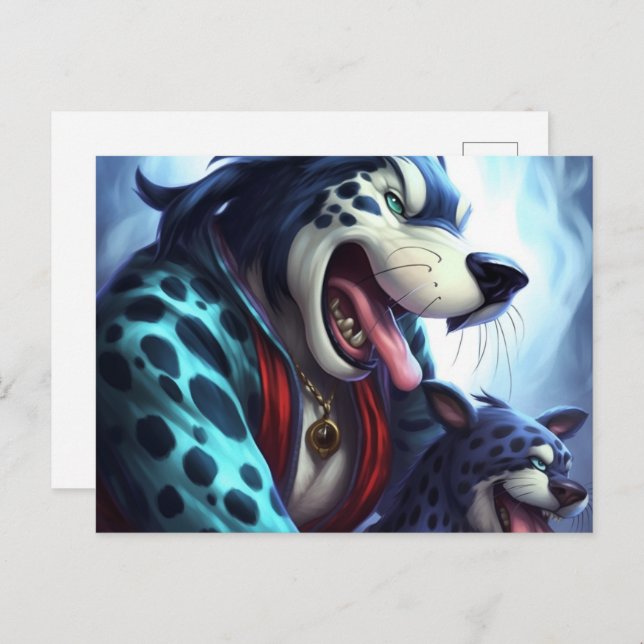 Cartão Postal Le Chien Tigre (Frente/Verso)