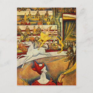 Cartão Postal Le Cirque ( The Circus ) por Georges Seurat