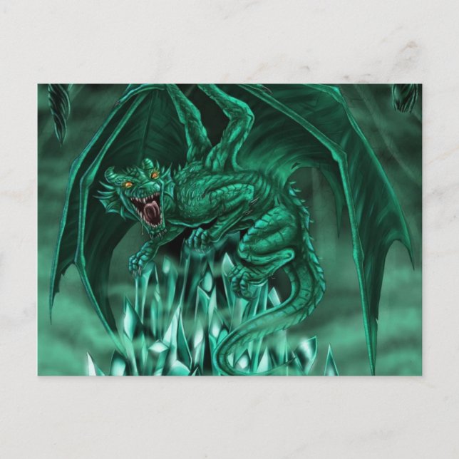 Cartão Postal Le dragon mena � ant - (Frente)