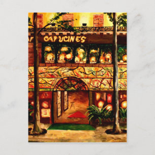 Cartão Postal Le Grand Cafe Capucines Em Paris, França