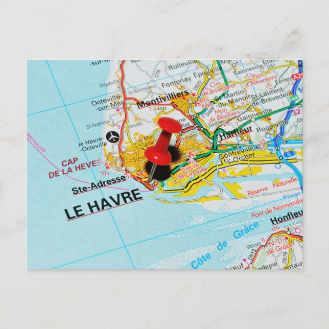Cartão Postal Le Havre, França (Frente)