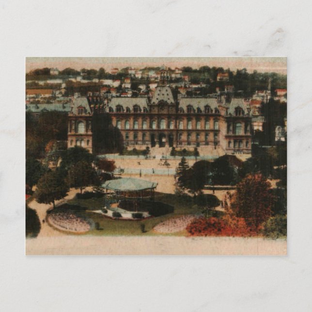 Cartão Postal Le Havre L'Hôtel de Ville, Réplica 1905 (Frente)