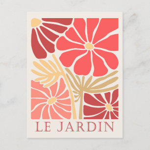Cartão Postal Le Jardin Boho Flowers
