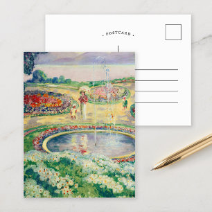 Cartão Postal Le Jardin Fleuri   Henri Lebasque