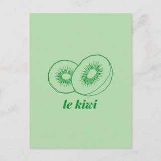 Cartão Postal le kiwi