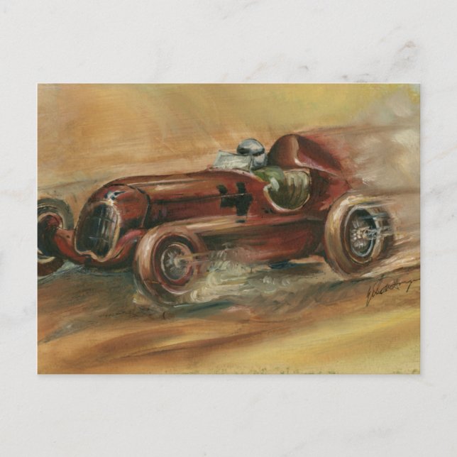 Cartão Postal Le Mans Racecar by Ethan Harper (Frente)