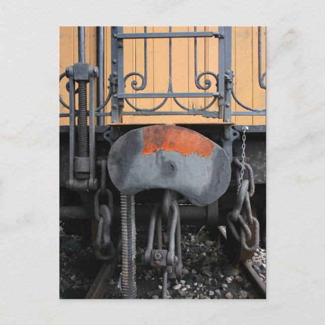 Cartão postal Le Mastrou com um velho comboio a va (Frente)