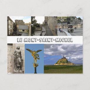 Cartão Postal Le Mont Santo Michael   França