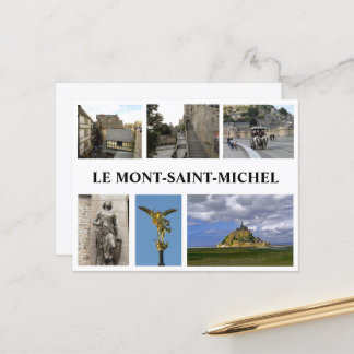 Cartão Postal Le Mont Santo Michael, França