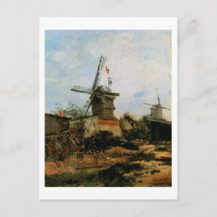 Cartão Postal Le Moulin de Blute-Fin, Vincent van Gogh