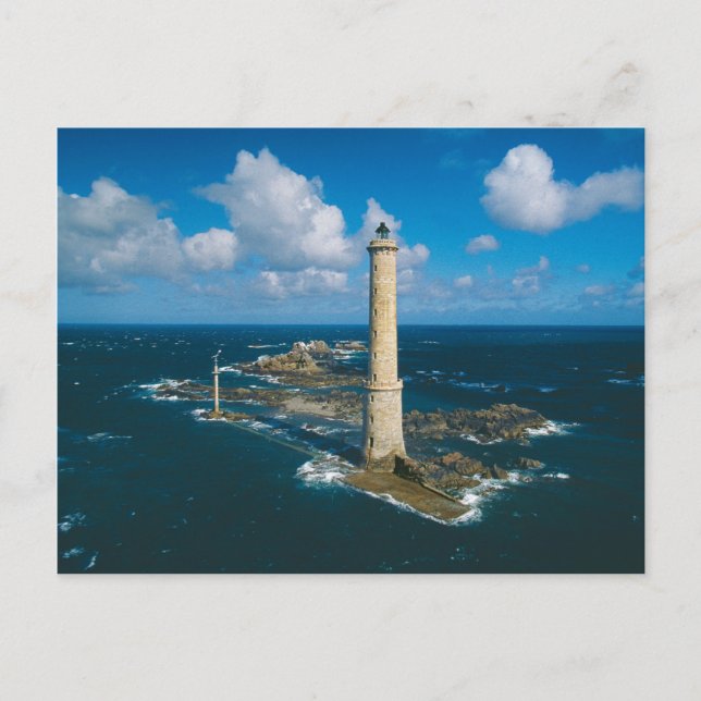 Cartão Postal Le phare des Héaux de Bréhat - Côtes-d'Armor - Fra (Frente)