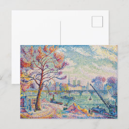 Cartão Postal Le Pont Des Arts Paris | Paul Signac |