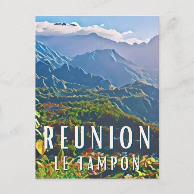 Cartão Postal Le Tampon Photo Vintage  (Frente)