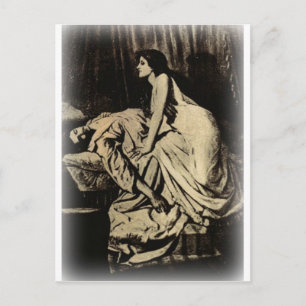 Cartão Postal Le Vampiro por Burne-Jones 1897