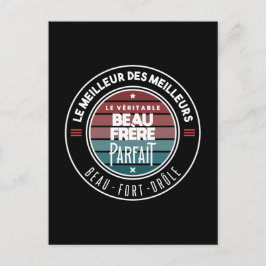 Cartão Postal Le véritable beau frère parfait