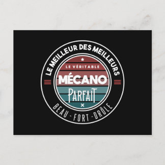 Cartão Postal Le véritable mécano parfait