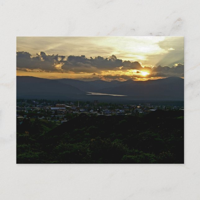 Cartão postal Leadville Sunset (Frente)