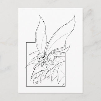 Cartão Postal Leaf Pixi