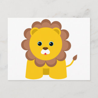 Cartão Postal Leão-Bebê-Cujo