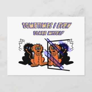 Cartão Postal Leão de desenho animado