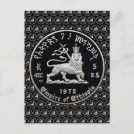 Cartão Postal Leão de Judah - Jah Rastafari - Cartão-postal