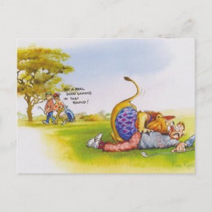 Cartão Postal Leão de leite