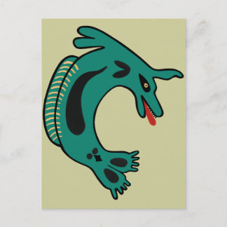 Cartão Postal Leão do Mar de Haida Americano Nativo