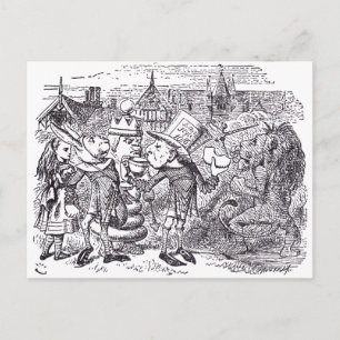 Cartão Postal Leão e Unicórnio 1