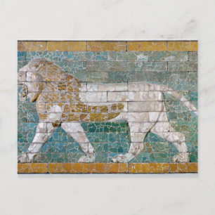 Cartão Postal Leão representando Ishtar
