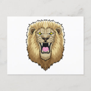Cartão Postal Leão Rugidor