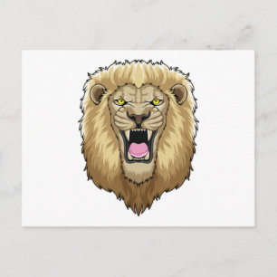 Cartão Postal Leão Rugidor
