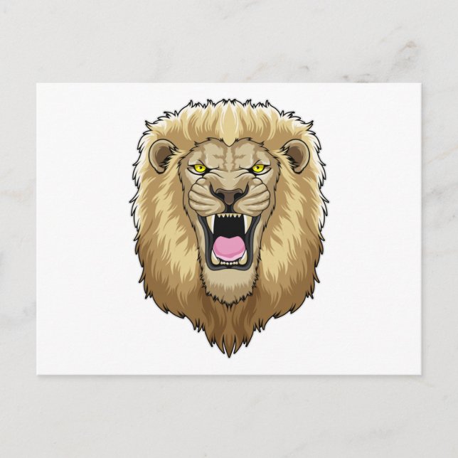 Cartão Postal Leão Rugidor (Frente)