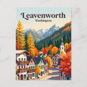 Cartão Postal Leavenworth, Washington, EUA