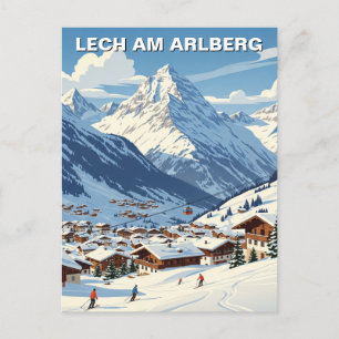 Cartão Postal Lech am Arlberg Áustria Viagem