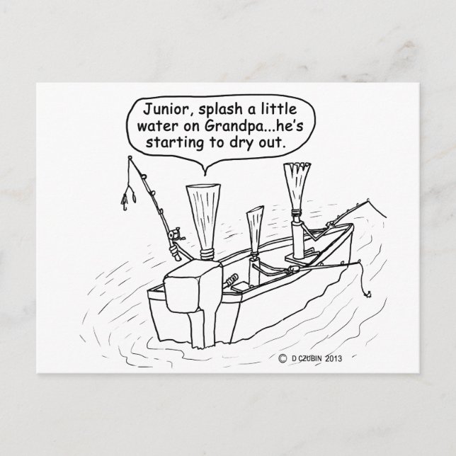 Cartão Postal Leds De Pesca (Frente)