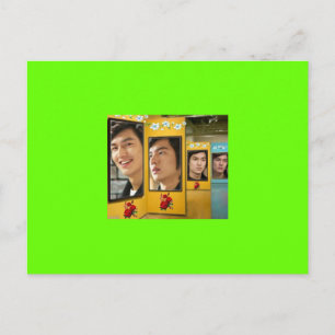 Cartão Postal lee min ho fans para sempre