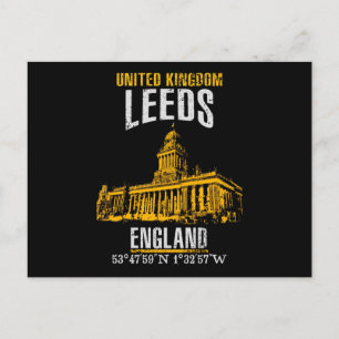 Cartão Postal Leeds