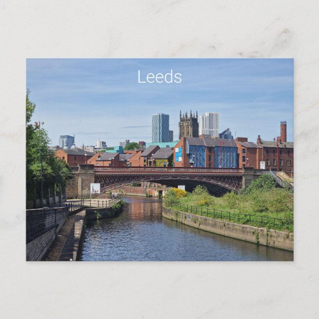 Cartão Postal Leeds (Frente)