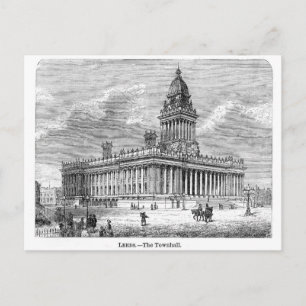 Cartão Postal Leeds Townhall